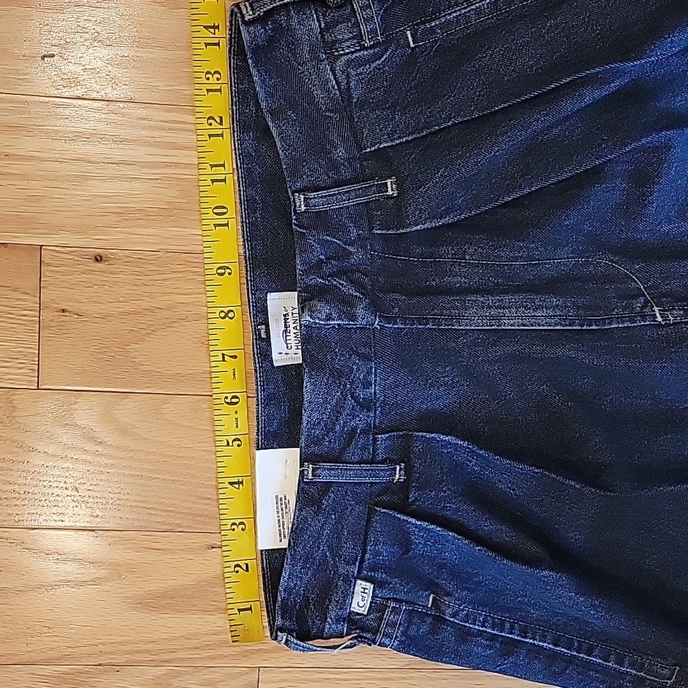 Citizens Of Humanity Petra Pleated Trouser Wide Leg Jean In Eden - Picture 16 of 16